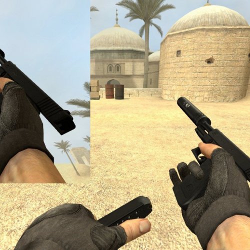 Glock17 w Silencer-Multi Anims