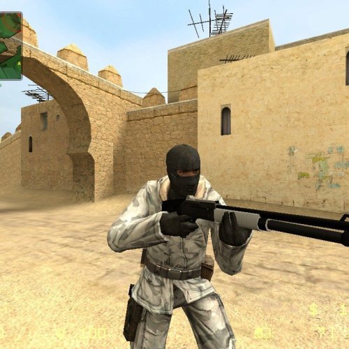 Black White Auto Shotgun