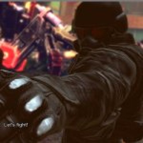 Guile as Hunk from Resident Evil 2