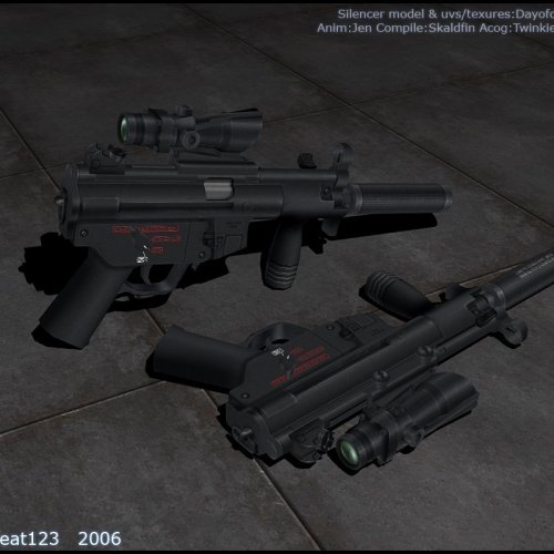 Mp5k Silenced With Acog