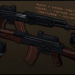 AK-47 w bakelite mag