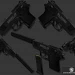 Kimono s Recon .45 on 6 animations