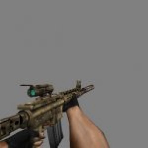 Assault LR300 Desert Camo
