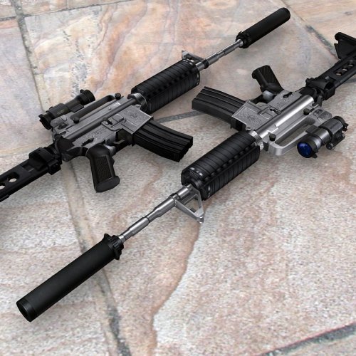 Silver Tactical M4A1