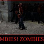 Black shirt zombie