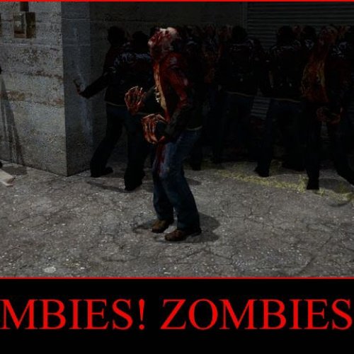 Black shirt zombie