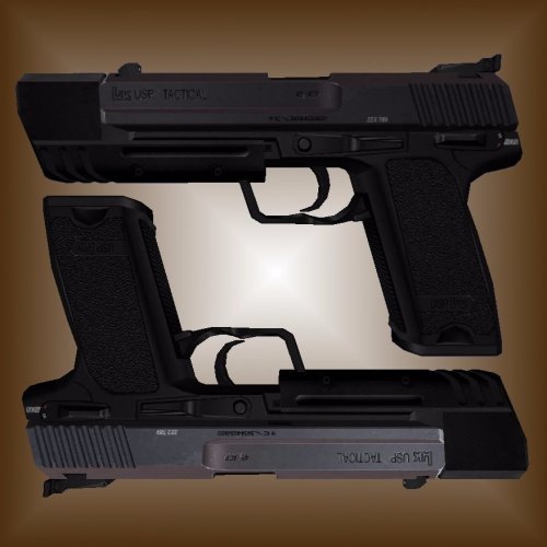 HK USP Match for TS MK23 (2 skins)