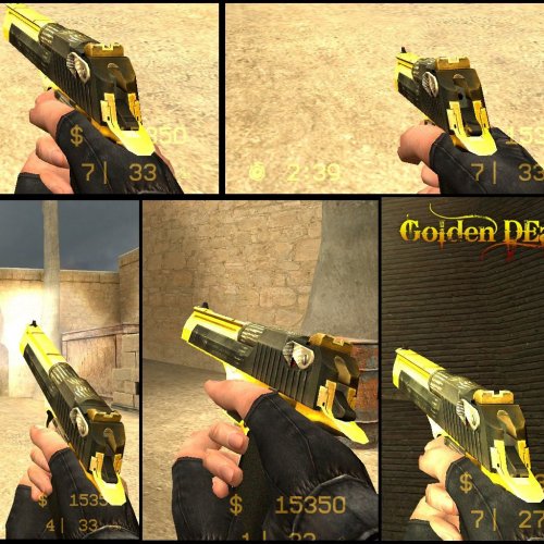 Golden DEagle Scratched