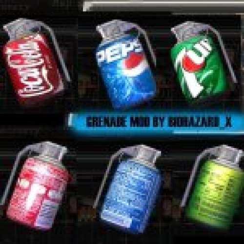 Soft Drink Grenade mod