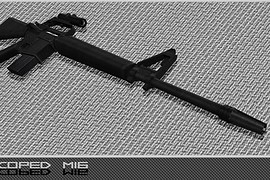 Scoped M16