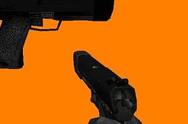 HL2 Pistol + Black DSS Skin + HEV 4