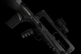 Orange scoped FAMAS F1 by SPNKr