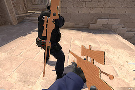 Cardboard AWP Dragon Lore