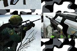 Three AUG Camo
