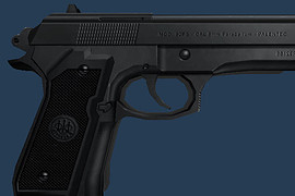 Beretta 92FS (+ 4 textures)