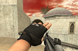 sniklasґ_orange-camo-carbon-gloves
