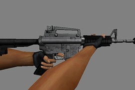 M4A1 White Silenced