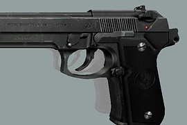 Beretta M92FS Black (Centered)