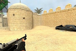 Black White Auto Shotgun