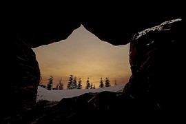 Замерзшее озеро