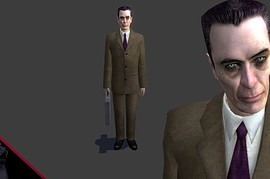 Gman's brown suit