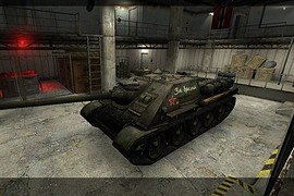 Soviet_Su-100_rep.tiger_tank_snow(_MAP)