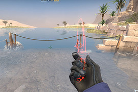 Red cs16 knife