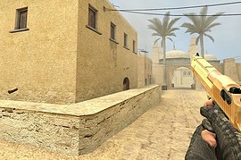 Burned Gold Deagle
