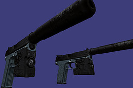 HK USP SOCOM .45 ACP (3 skins)