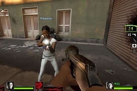 White shirt and jeans for Rochelle