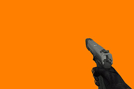 HL2 Pistol + Black DSS Skin + HEV 4