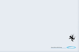 Portal White Wallpaper