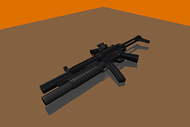 HK MP5SD with Red Aimpoint 