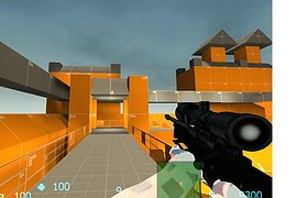 Black AWP with White Barrel