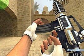 Chrome_Black_M4a1