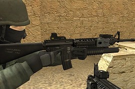 Tactical M16A4 For AUG