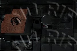 Falcon's Black Deagle + Wood Grip