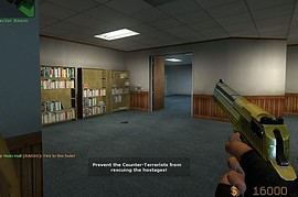 Phonged Two Tone Gold Deagle