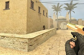 Burned Gold Deagle