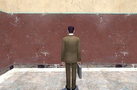 Gman's brown suit
