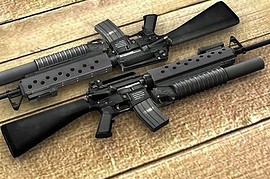 M16A4 + M203 fixed textures