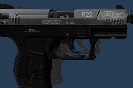 Walther P22 Silenced (+ skins)
