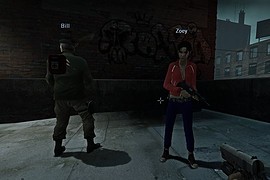 Zoey TF2 Styled Cleavage