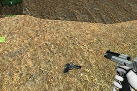 Deagle 2-Toned Silver Black Re-Skin