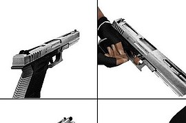 Glock18 Silver Reskin