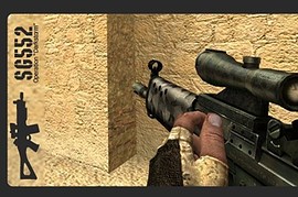Sg552 With Camo Taped Handle