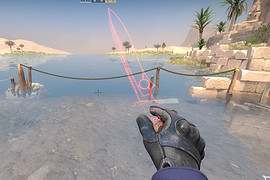 Red cs16 knife