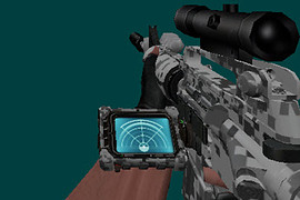 Snow Camo M4 (CoD: MW2) only v_