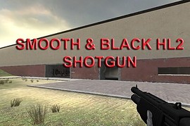 Black HL2 Shotgun (Smooth)