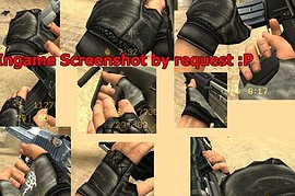 [Old_Shiny]_[Gray_Black]_Gloves_Skin